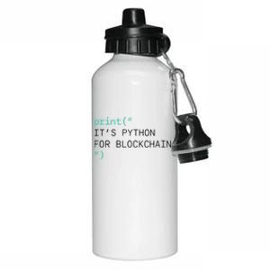 Algorand Developers Print ItS Python For Blockchain Aluminum Water Bottle