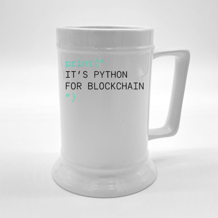 Algorand Developers Print ItS Python For Blockchain Beer Stein