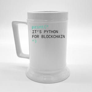 Algorand Developers Print ItS Python For Blockchain Beer Stein