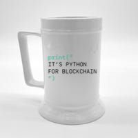 Algorand Developers Print ItS Python For Blockchain Beer Stein