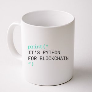 Algorand Developers Print ItS Python For Blockchain Coffee Mug