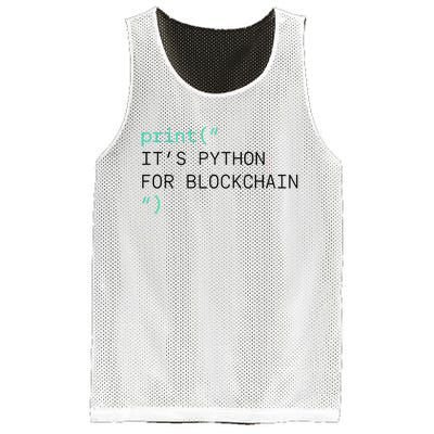 Algorand Developers Print ItS Python For Blockchain Mesh Reversible Basketball Jersey Tank