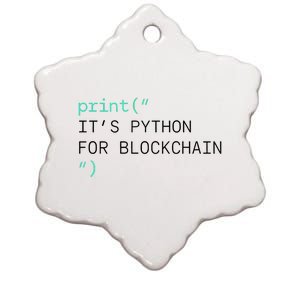 Algorand Developers Print ItS Python For Blockchain Ceramic Star Ornament