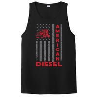 American Diesel Patriotic Flag Trucking Life Usa Truck Fan PosiCharge Competitor Tank