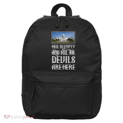 Antigovernment Defund Politicians And Washington Political 16 in Basic Backpack