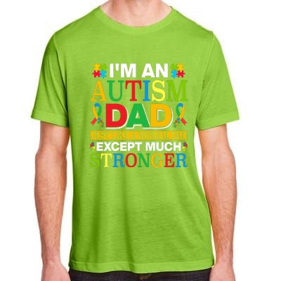 Autism Dad Quote Motivational Autistism Dad Funny Fathers Day Quote Autism Sayin Adult ChromaSoft Performance T-Shirt