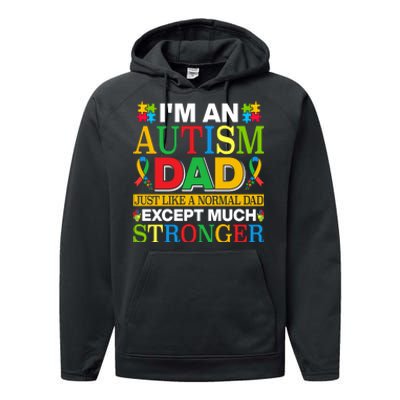 Autism Dad Quote Motivational Autistism Dad Funny Fathers Day Quote Autism Sayin Performance Fleece Hoodie