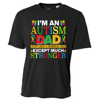 Autism Dad Quote Motivational Autistism Dad Funny Fathers Day Quote Autism Sayin Cooling Performance Crew T-Shirt