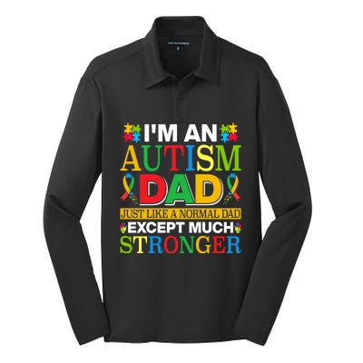 Autism Dad Quote Motivational Autistism Dad Funny Fathers Day Quote Autism Sayin Silk Touch Performance Long Sleeve Polo