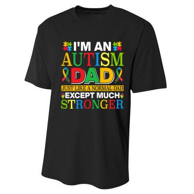 Autism Dad Quote Motivational Autistism Dad Funny Fathers Day Quote Autism Sayin Performance Sprint T-Shirt