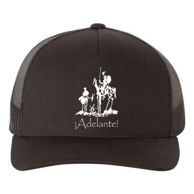 ¡Adelante! Don Quixote Sancho Panza Yupoong Adult 5-Panel Trucker Hat