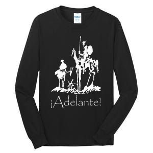 ¡Adelante! Don Quixote Sancho Panza Tall Long Sleeve T-Shirt