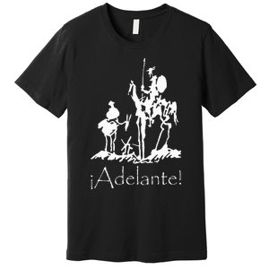 ¡Adelante! Don Quixote Sancho Panza Premium T-Shirt