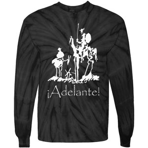 ¡Adelante! Don Quixote Sancho Panza Tie-Dye Long Sleeve Shirt