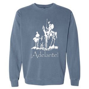 ¡Adelante! Don Quixote Sancho Panza Garment-Dyed Sweatshirt