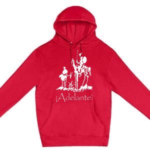 ¡Adelante! Don Quixote Sancho Panza Premium Pullover Hoodie