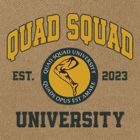 Aj Dillon Quad Squad University Cotton Canvas Backpack