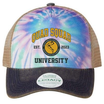 Aj Dillon Quad Squad University Legacy Tie Dye Trucker Hat
