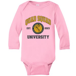 Aj Dillon Quad Squad University Baby Long Sleeve Bodysuit