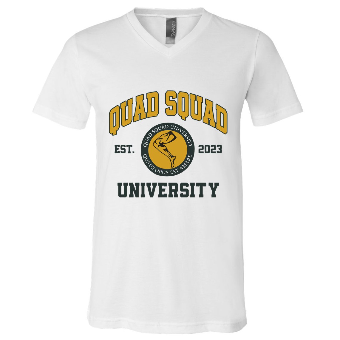 Aj Dillon Quad Squad University V-Neck T-Shirt