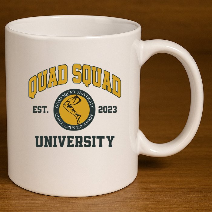 Aj Dillon Quad Squad University 11oz C Handle Ceramic Mug