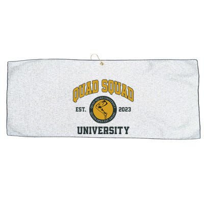Aj Dillon Quad Squad University Large Microfiber Waffle Golf Towel