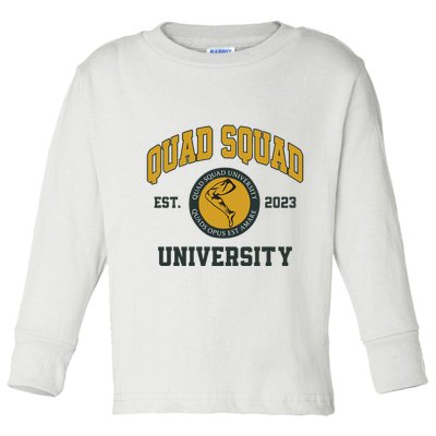 Aj Dillon Quad Squad University Toddler Long Sleeve Shirt
