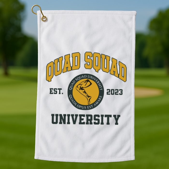 Aj Dillon Quad Squad University Golf Towel