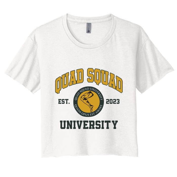 Aj Dillon Quad Squad University Crop Top
