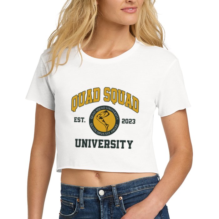 Aj Dillon Quad Squad University Crop Top