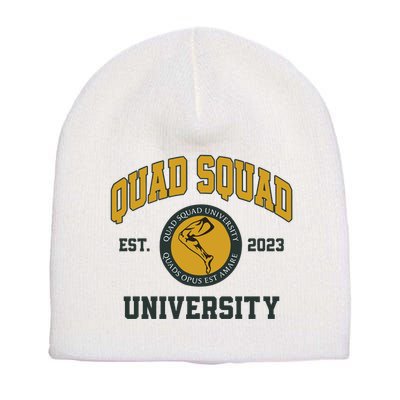 Aj Dillon Quad Squad University Short Acrylic Beanie