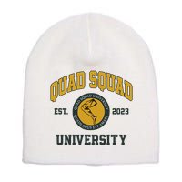 Aj Dillon Quad Squad University Short Acrylic Beanie