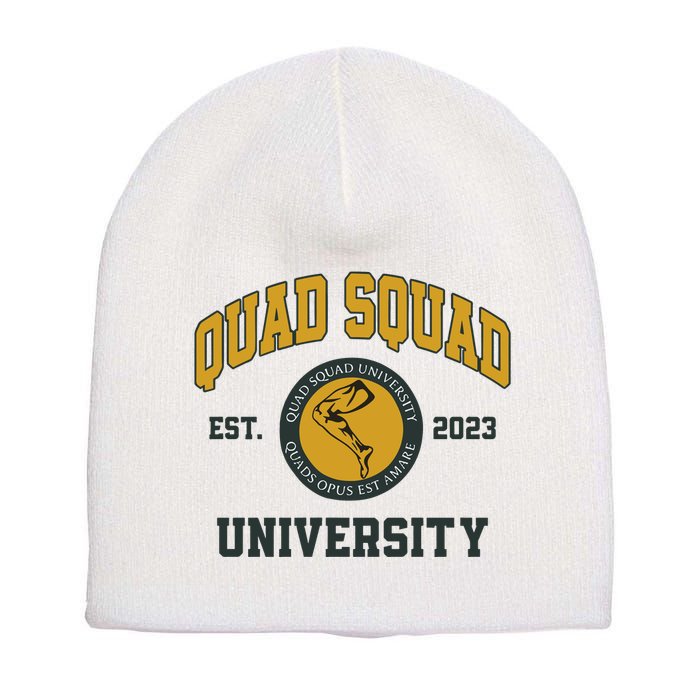 Aj Dillon Quad Squad University Short Acrylic Beanie