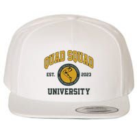 Aj Dillon Quad Squad University Wool Snapback Cap