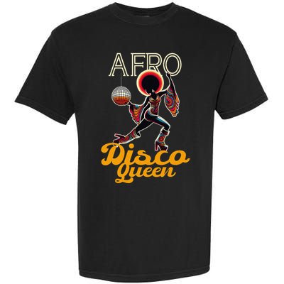 Afro Disco Queen Vintage Soul Music Retro 70s Groove Garment-Dyed Heavyweight T-Shirt