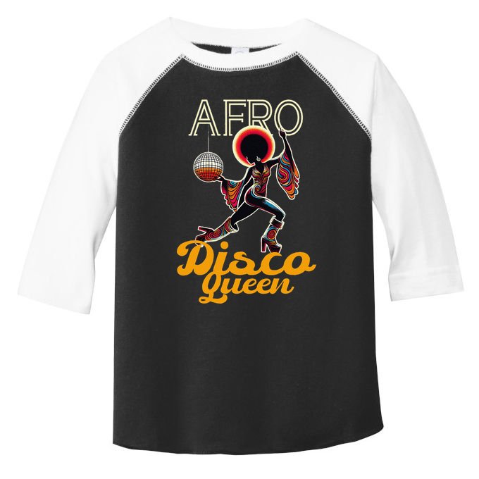 Afro Disco Queen Vintage Soul Music Retro 70s Groove Toddler Fine Jersey T-Shirt