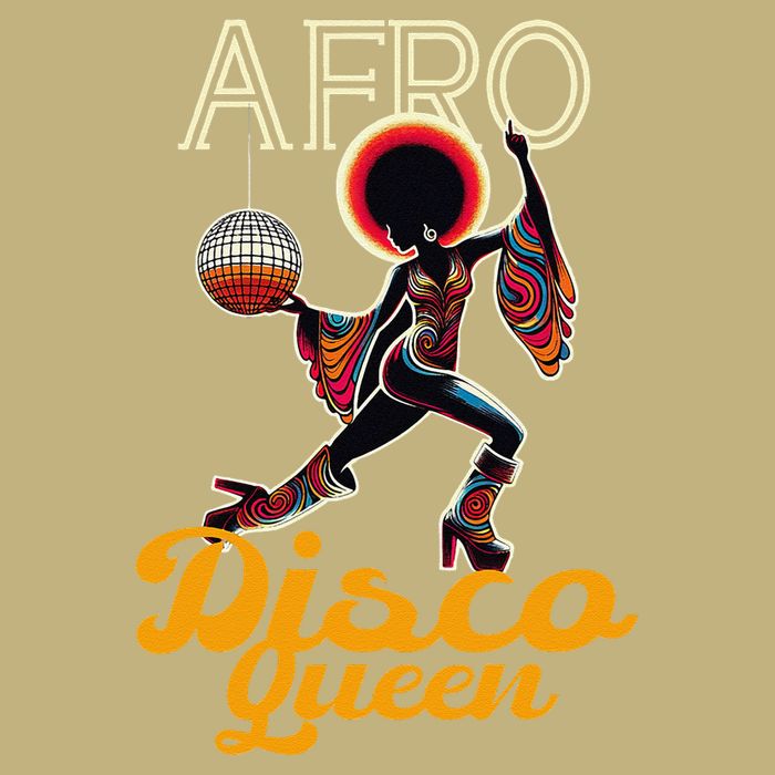 Afro Disco Queen Vintage Soul Music Retro 70s Groove Hoodie