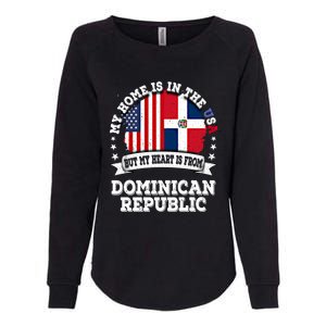 American Dominican Republic Flag Gift Womens California Wash Sweatshirt