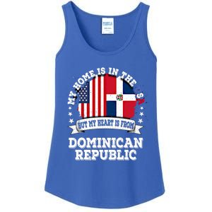 American Dominican Republic Flag Gift Ladies Essential Tank