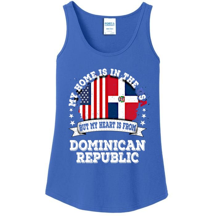 American Dominican Republic Flag Gift Ladies Essential Tank