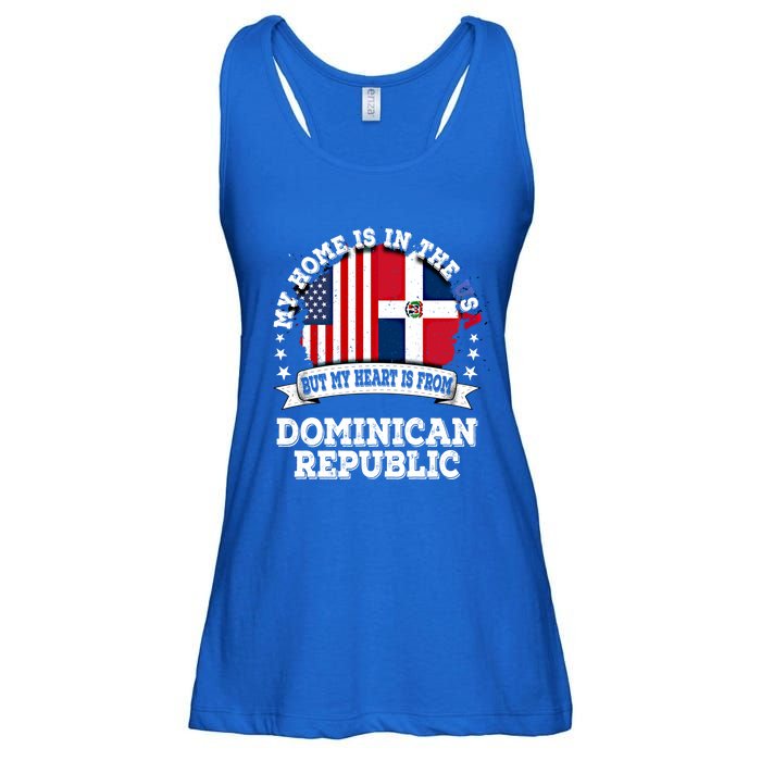 American Dominican Republic Flag Gift Ladies Essential Flowy Tank