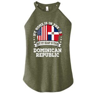 American Dominican Republic Flag Gift Women's Perfect Tri Rocker Tank