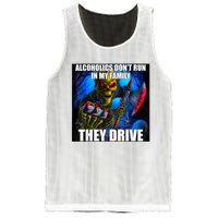 Alcoholics DonT Run In My Family They Drive Mesh Reversible Basketball Jersey Tank