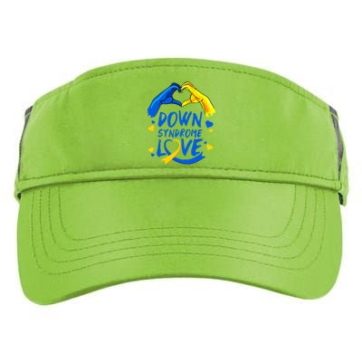 Awareness Down Right Perfect World Down Syndrome Day Gift Adult Drive Performance Visor