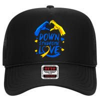 Awareness Down Right Perfect World Down Syndrome Day Gift High Crown Mesh Back Trucker Hat