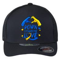 Awareness Down Right Perfect World Down Syndrome Day Gift Flexfit Unipanel Trucker Cap