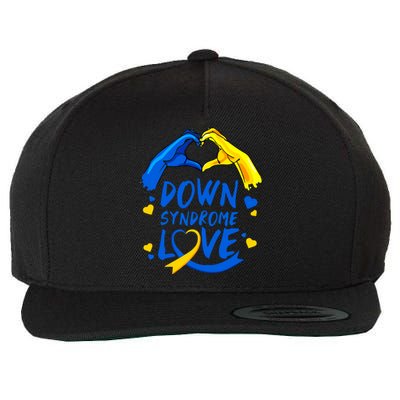 Awareness Down Right Perfect World Down Syndrome Day Gift Wool Snapback Cap