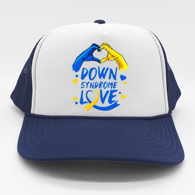 Awareness Down Right Perfect World Down Syndrome Day Gift Trucker Hat