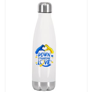 Awareness Down Right Perfect World Down Syndrome Day Gift Stainless Steel Insulated Water Bottle