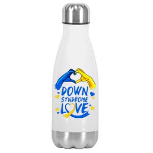 Awareness Down Right Perfect World Down Syndrome Day Gift Stainless Steel Insulated Water Bottle